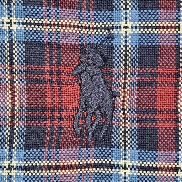 Ralph Lauren Dress Shirt Multicolor Plaid Oxford Button-Down Teen Sz XL (18-20) - Picture 4 of 10